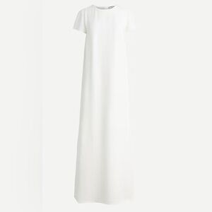 J Crew Collection Cream Silk Dress
